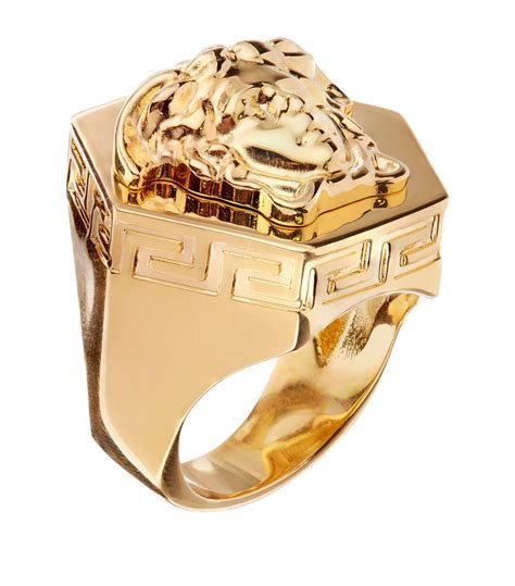 versace men's rings